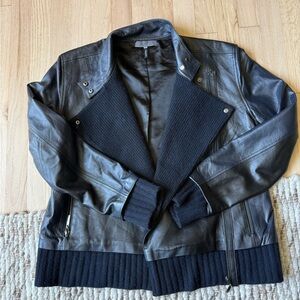 Quinn Black Leather Jacket